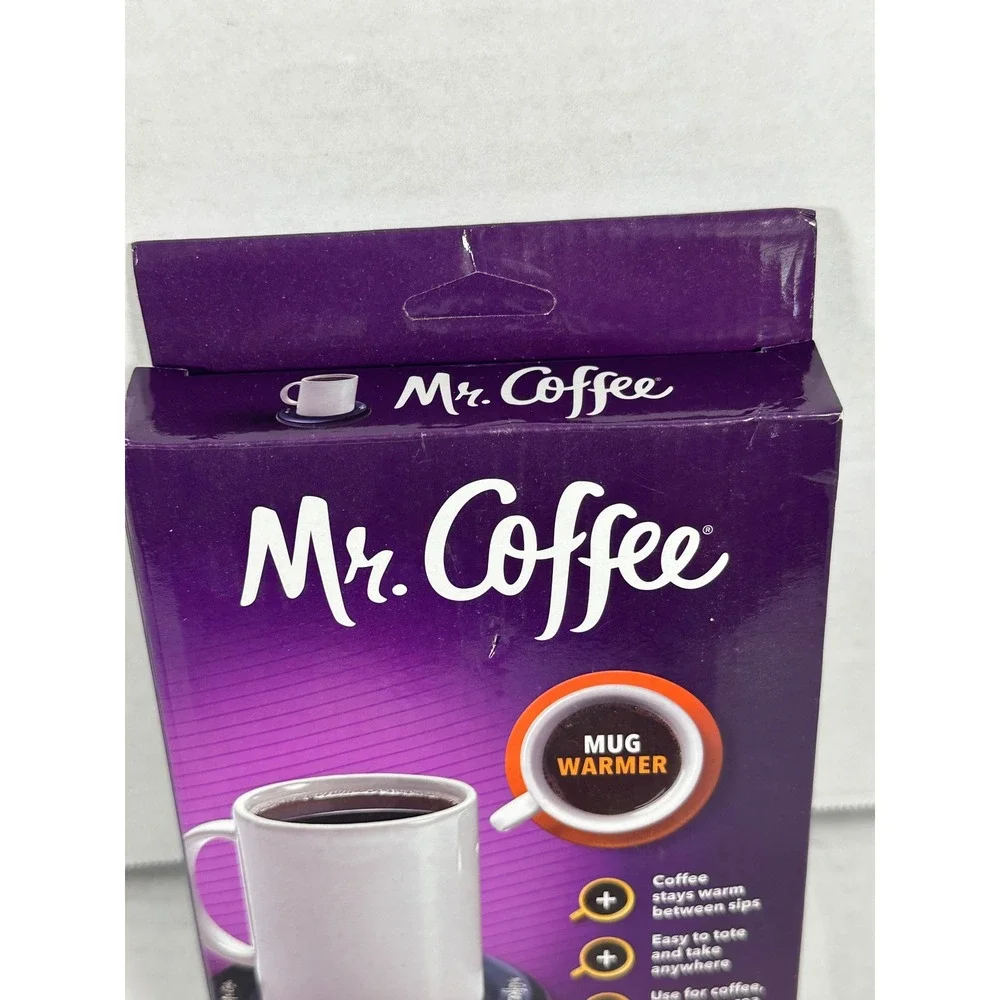 Mr. Coffee Mug Warmer Black Portable‎ Beverage Heater MWBLKPDQ-RB New